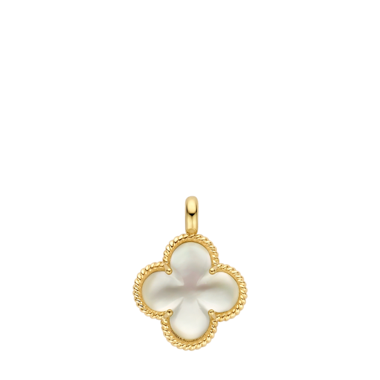 BLUSH 14k GG KLAVER 4 HANGER MET WIT PARELMOER 6096YMQ - 10068983