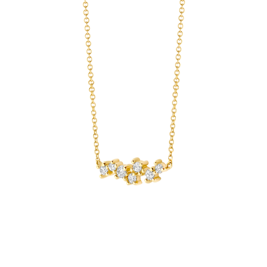 BLUSH 14k GG COLLIER MET ZIG-ZAG ZIRCONIAS 3191YZI - 10068987