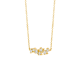 BLUSH 14k GG COLLIER MET ZIG-ZAG ZIRCONIAS 3191YZI - 10068987