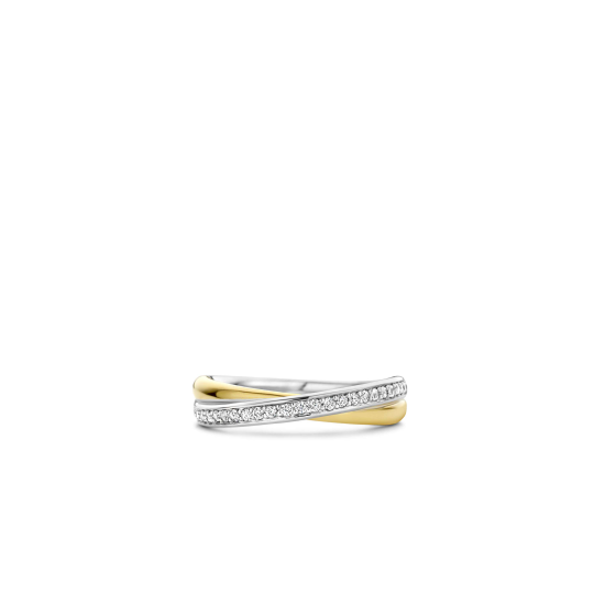 TI SENTO RING VERGULD MET ZIRCONIA - 1953ZY/54 - 10068993