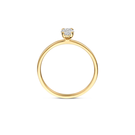BLUSH 14k GG SOLITAIRRING MET LG DIAM. 0.50ct. W-SI LG1019/50 - 10068998
