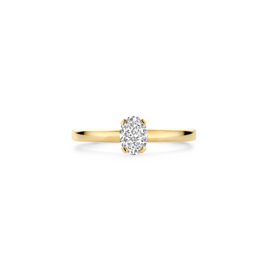 BLUSH 14k GG SOLITAIRRING MET LG DIAM. 0.50ct. W-SI LG1019/50 - 10068998