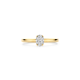 BLUSH 14k GG SOLITAIRRING MET LG DIAM. 0.50ct. W-SI LG1019/50 - 10068998