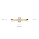 BLUSH 14k GG SOLITAIRRING MET LG DIAM. 0.50ct. W-SI LG1019/50 - 10068998