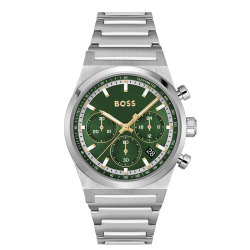 HUGO BOSS "CANDOR CHRONO" ST-ST CHRONO GROENE WPL. HB1514220 - 10069005