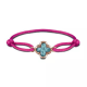 SEE YOU GEDENKSIERADEN SILVER CLOVER-SATIN STRAP - 10069013