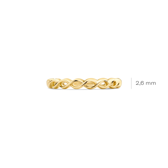BLUSH 14k GG RING INFINITY ENDLESS 2,5mm - 10069018