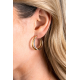 14K BICOLOR CREOOL DUBBELE BUIS - ZINZI ZGO339B - 10069035