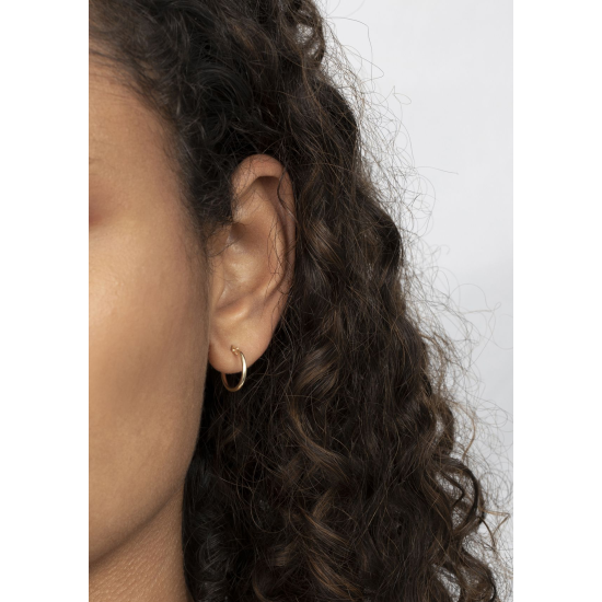14K GG BASIC CREOOL KLAPSLUITING 13MM - ZINZI ZGO126 - 10069038