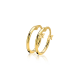 14K GG BASIC CREOOL KLAPSLUITING 13MM - ZINZI ZGO126 - 10069038