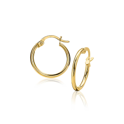 14K GG BASIC CREOOL KLAPSLUITING 15MM - ZINZI ZGO127 - 10069040