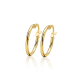 14K GG BASIC CREOOL KLAPSLUITING 15MM - ZINZI ZGO127 - 10069040