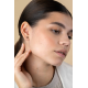 14K GG OPEN RONDJES MET ZIRCONIA OORKNOP - ZINZI ZGO466 - 10069043