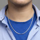 ZILVEREN KONINGSSCHAKEL COLLIER 3mm 50cm - 10069054