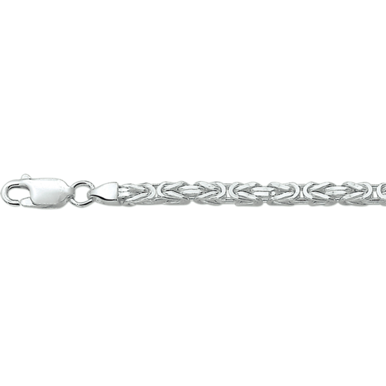 ZILVEREN KONINGSSCHAKEL COLLIER 3mm 50cm - 10069054