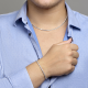 ZILVEREN KONINGSSCHAKEL COLLIER 3mm 50cm - 10069054