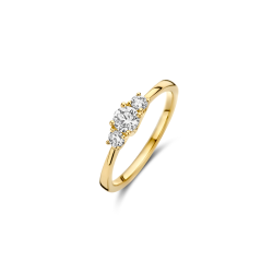 BLUSH 14k GG 3STEENS RIJRING LG DIAM.40ct TW-SI LG1008Y/54 - 10069060
