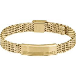 BOSS HEREN STAAL-GEELGOUD-DOUBLÉ ARMBAND HBJ1580610 - 10069115