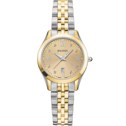 BALMAIN "CLASSIC-R" BICOLOR DAMESHORLOGE MET GOUDKLEURIGE WPL. EN 8 DIAM. - 10069119