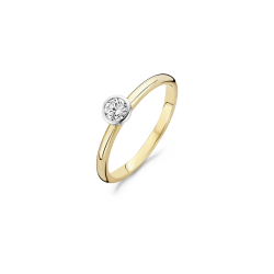 BLUSH 14K BIC SOLITAIRRING GLADOMZETTING ZIRKONIA - 10069120