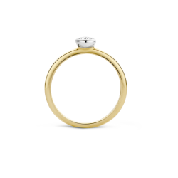 BLUSH 14K BIC SOLITAIRRING GLADOMZETTING ZIRKONIA - 10069120
