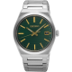 SEIKO STALEN HERENHORLOGE MET STALEN BAND EN GROENE WIJZERPLAAT SUR601P1 - 10069159