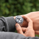 SEIKO STALEN HERENHORLOGE ZWARTE "PANDA" WIJZERPLAAT MET CHRONOGRAAF EN DATUM SSB477P1 - 10069160