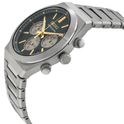 SEIKO STALEN HERENHORLOGE GROENE "PANDA" WIJZERPLAAT MET CHRONOGRAAF EN DATUM SSB461P1 - 10069161