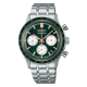 SEIKO STALEN HERENHORLOGE GROENE "PANDA" WIJZERPLAAT MET CHRONOGRAAF EN DATUM SSB481P1 - 10069162