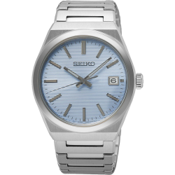 SEIKO STALEN HERENHORLOGE MET STALEN BAND EN GROENE WIJZERPLAAT SUR599P1 - 10069164