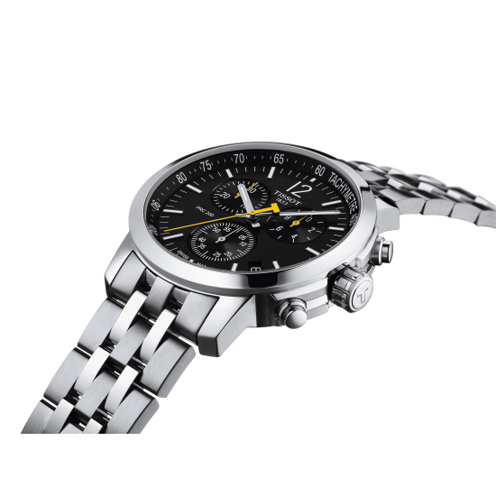 TISSOT PRC 200 CHRONO STAAL ZWARTE WIJZERPLAAT T1144171105700 - 10069171