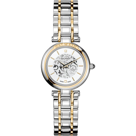 BALMAIN "HAUTE ELEGANCE" BICOLOR DAMESHORLOGE MET ZILVERKLEURIGE WIJZERPLAAT B80923916 - 10069173