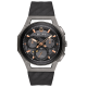 BULOVA TITANIUM HERENHORLOGE MET RUBBERBAND ZWARTE GESKELETTEERDE WIJZERPLAAT 98A162 - 10069174