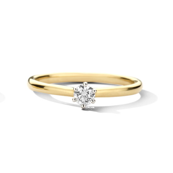 BLUSH 14k BICOLOR SOLITAIRRING BRILJANT LG DIAM.20ct TW-SI LG1036B/54 - 10069183