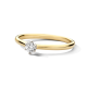 BLUSH 14k BICOLOR SOLITAIRRING BRILJANT LG DIAM.20ct TW-SI LG1036B/54 - 10069183