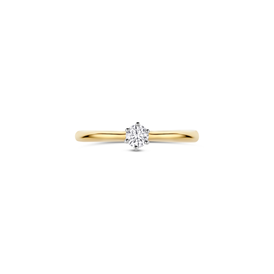 BLUSH 14k BICOLOR SOLITAIRRING BRILJANT LG DIAM.20ct TW-SI LG1036B/54 - 10069183