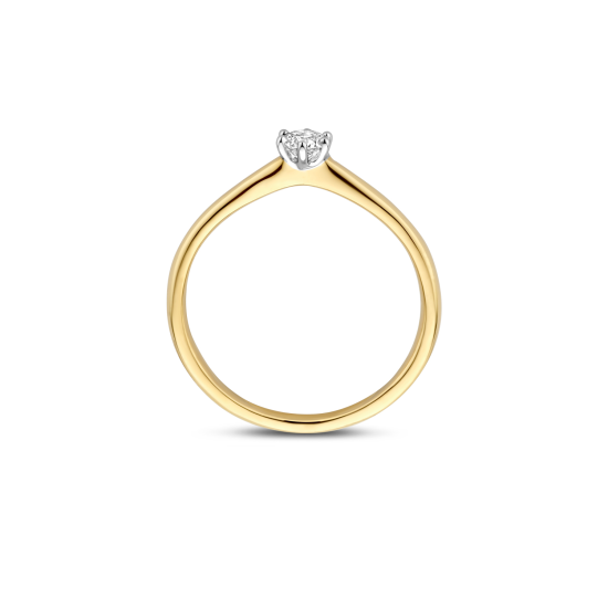 BLUSH 14k BICOLOR SOLITAIRRING BRILJANT LG DIAM.20ct TW-SI LG1036B/54 - 10069183