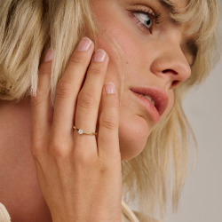 BLUSH 14k BICOLOR SOLITAIRRING BRILJANT LG DIAM.20ct TW-SI LG1037B/54 - 10069184