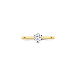 BLUSH 14k BICOLOR SOLITAIRRING BRILJANT LG DIAM.40ct TW-SI LG1038B/56 - 10069185