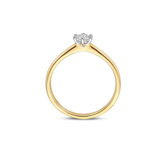 BLUSH 14k BICOLOR SOLITAIRRING BRILJANT LG DIAM.40ct TW-SI LG1038B/56 - 10069185