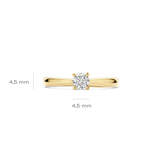 BLUSH 14k GG SOLITAIRRING LG DIAM.35ct TW-SI LG1002Y/56 - 10069189