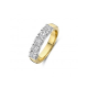 MORI 14k BICOLOR ALLIANCE RING MET 5x.25ct LG DIAMANT H-SI - 10069201 MORI 14k BICOLOR ALLIANCE RING MET 5x.25ct LG DIAMANT H-SI - 10069201