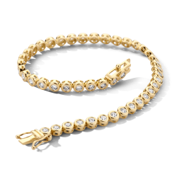 BLUSH 14k GG TENNISARMBAND MET LG DIAM 0,50ct TW-SI IN GLADOMZETTINGEN LG2008Y/17 - 10069216