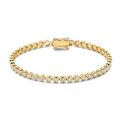 BLUSH 14k GG TENNISARMBAND MET LG DIAM 0,50ct TW-SI IN GLADOMZETTINGEN LG2008Y/17 - 10069216