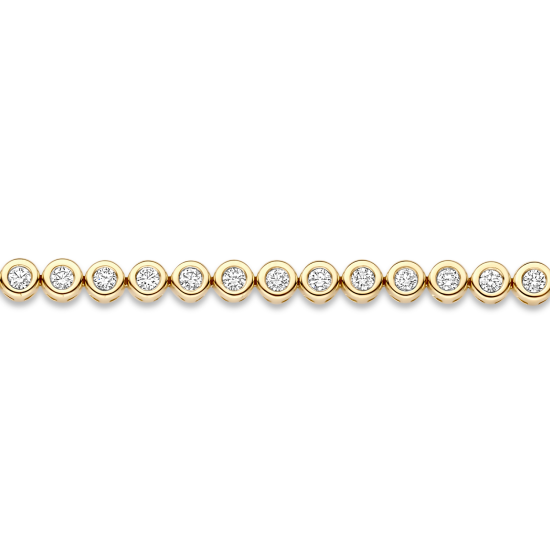 BLUSH 14k GG TENNISARMBAND MET LG DIAM 0,50ct TW-SI IN GLADOMZETTINGEN LG2008Y/17 - 10069216