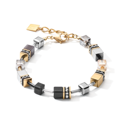 COEUR DE LION GEOCUBE BRACELET GREY GOLD - 2839/30-1216 - 10069221
