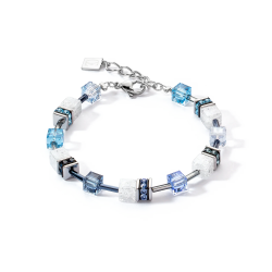 COEUR DE LION GEOCUBE BRACELET ICONIC NATURE BLUE WHITE - 3018/30-0714 - 10069224