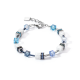 COEUR DE LION GEOCUBE BRACELET ICONIC NATURE BLUE WHITE - 3018/30-0714 - 10069224
