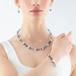COEUR DE LION GEOCUBE BRACELET ICONIC NATURE BLUE WHITE - 3018/30-0714 - 10069224