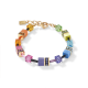 COEUR DE LION GEO CUBE MULTICOLOR REGENBOOG GOUD - 2838/30-1573 - 10069226